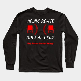 Home Plate Social Club Pitches Be Crazy Baseball Mom Womens Long Sleeve T-Shirt